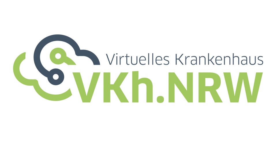 Logo: Das Virtuelle Krankenhaus Nordrhein-Westfalen (VKh.NRW) 